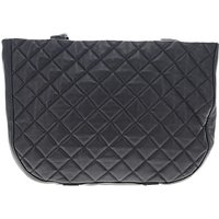 Hobo Bag Leather Shoulder Bag: Black Bags