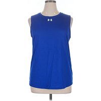 Under Armour Active Tank Top: Blue Activewear - Size X
