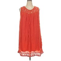 Zac & Rachel Casual Dress - Shift: Orange Dresses - Used - Size 2X