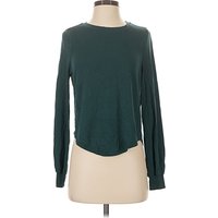 Threads 4 Thought Cardigan Sweater: Teal Sweaters & Sweatshirts - Size Small Petite