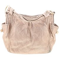 Coach Factory Leather Shoulder Bag: Gold Metallic Pattern Bags