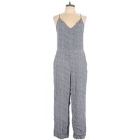 Gap Jumpsuit: Gray Tweed Pattern Jumpsuits - Size 12 Tall