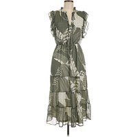 Black Tape_ Casual Dress: Green Dresses - Used - Size Medium Petite
