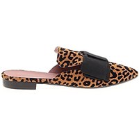 Summit by White Mountain Mule/Clog: Black Animal Print Pattern Shoes - Size