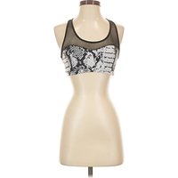 Michi Tank Top Silver Strapless Neckline Tops - Used