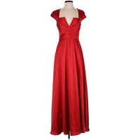Theia Cocktail Dress - Bridesmaid: Red Dresses - Used - Size
