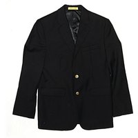 Classic Club Wool Blazer Jacket: Blue Jackets & Outerwear - Size