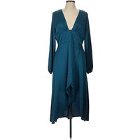 Missguided Casual Dress - Wrap: Teal Dresses - New - Size