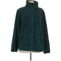 Beyond Yoga Coat: Teal Solid Pattern Jackets & Outerwear