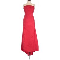 ABS Evening by Allen Schwartz Cocktail Dress: Red Dresses - Used - Size