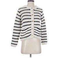 Zara Cardigan Sweater: White Sweaters & Sweatshirts