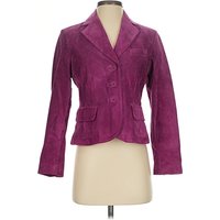 Valerie Stevens Blazer Jacket: Purple Jackets & Outerwear - Size P