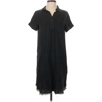 Velvet Heart Casual Dress - Shirtdress: Black Dresses - Used - Size X