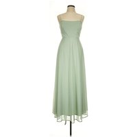 Azazie Cocktail Dress - Bridesmaid: Green Dresses - Used - Size