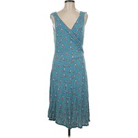Blue Platypus Cocktail Dress - Wrap: Teal Dresses - Used