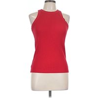 Ann Taylor LOFT Tank Top Red Halter Neckline Tops - Used