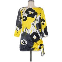Spiegel 3/4 Sleeve Blouse: Yellow Tops - Size