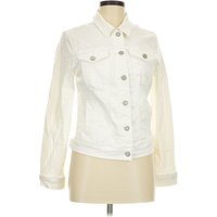 Prosperity Denim Jacket: White Jackets & Outerwear