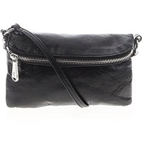 Hobo Bag Leather Crossbody Bag: Black Bags