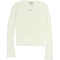 Twinset Pullover Sweater: Ivory Tops - Size