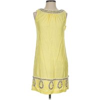 Lilly Pulitzer Cocktail Dress - Shift: Yellow Dresses - Used - Size