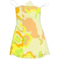 Sabo Cocktail Dress - A-Line: Yellow Graphic Pattern Dresses - Used - Size X