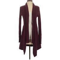White House Black Market Cardigan Sweater: Burgundy Sweaters & Sweatshirts