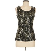 Chances R Tank Top Gold Strapless Neckline Tops - Used