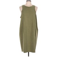 Lululemon Athletica Casual Dress - Shift: Green Solid Pattern Dresses - Used - Size