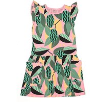 Tea Dress: Pink Graphic Pattern Skirts & Dresses - Used - Size