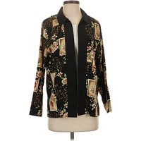 BonWorth Jacket: Gold Print Pattern Jackets & Outerwear - Size X