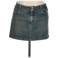 American Eagle Outfitters Denim Skirt: Blue Bottoms - Size