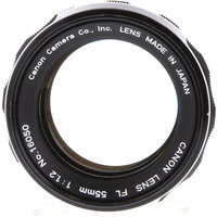 Canon 55mm F/1.2 Breech Lock FL Mount Lens
