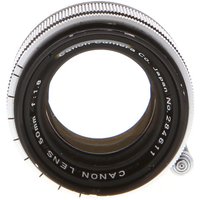 Canon 50mm f/1.8 Lens for Rangefinder Cameras, Black/Chrome