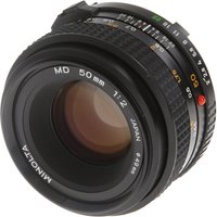 Minolta 50mm F/2 MD Mount Manual Focus Lens