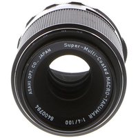 Pentax 100mm f/4 Super-Multi-Coated Takumar Macro Manual Focus Lens for M42 Screw Mount