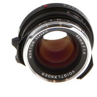 Voigtlander 40mm f/1.4 Nokton Classic S.C Leica M-Mount Lens, Black with Chrome Rim