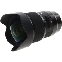 Sigma 20mm f/1.4 DG HSM A (Art) Full-Frame Autofocus Lens with Built-In Petal Hood for Sony E-Mount, Black - EX - Excellent - With Caps