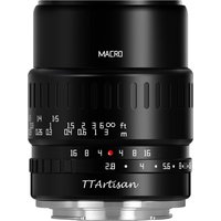 TTArtisan 40mm f/2.8 Macro Manual APS-C Lens for FUJIFILM X-Mount, Black