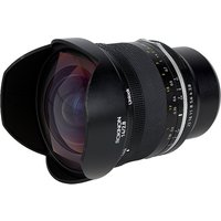 Rokinon 14mm f/2.8 (Series II) Full-Frame Manual (with Focus Lock, de-Clickable) Lens for Fujifilm X-Mount, Black w/ Built-in Petal Hood - EX - Excellent - w/ Caps