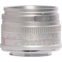7artisans 35mm f/1.4 Manual Lens for Fujifilm X-Mount, Silver