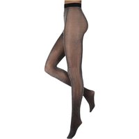 Collants pailletés 40 deniers – Noir argenté – Taille S-M