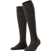 Dames kniekousen van merino wol - Antracite - 39-42
