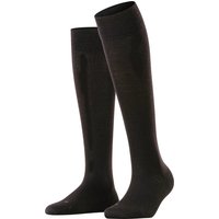 Dames kniekousen van merino wol - Black - 39-42