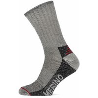 Chaussettes thermiques en laine mérinos à motif teckel, lot de 2 – 35-38