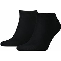 Chaussettes de sport Tommy Hilfiger pour homme, lot de 2 – Noires – Pointures 39 à 42