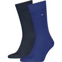 Chaussettes classiques pour homme - Lot de 2 - Bleu cobalt - Pointures 43 à 46