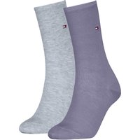Chaussettes femme à pois - Lot de 2 - Lilas - Pointure 35-38