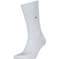 Chaussettes torsadées pour homme - Gris clair chiné - 39-42