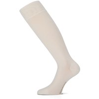 Chaussettes hautes en cachemire pour femme - blanc cassé - 39-42